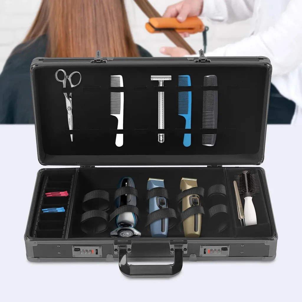 Mallette de coiffure antichoc pour protéger vos ciseaux et tondeuses - 2