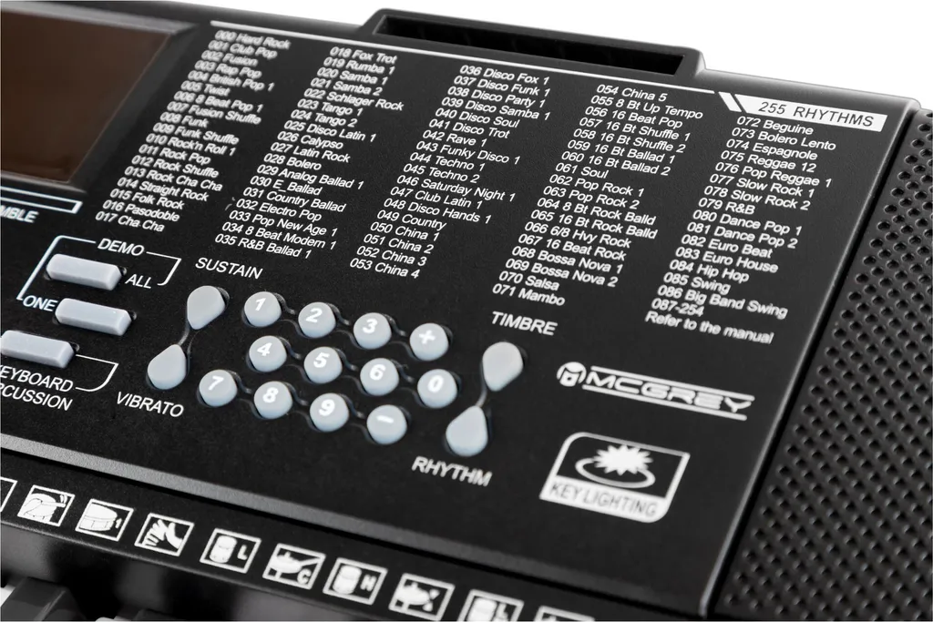 Clavier Arrangeur Numérique McGrey LK-6120-MIC et Micro Filaire Intégré