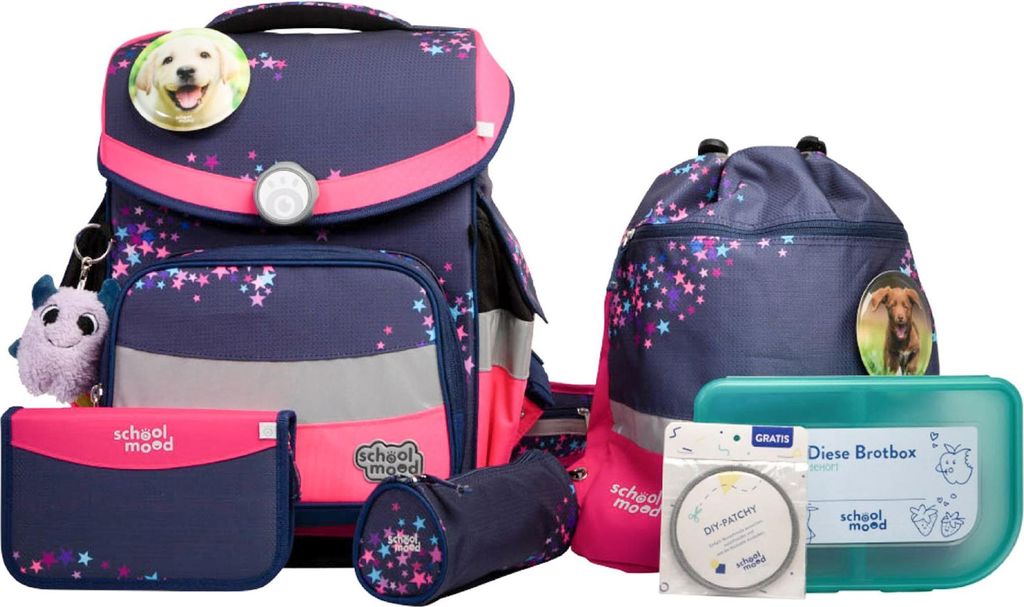 School-Mood Timeless Pro 7-teiliges Schulranzen-Set - Leni Produktbild 