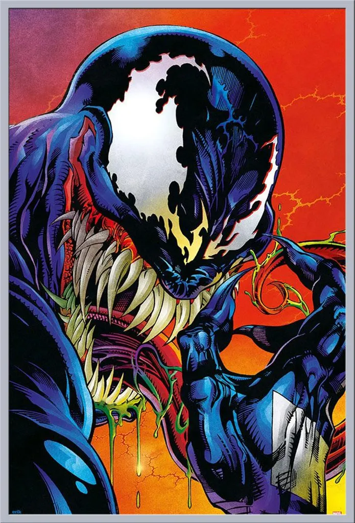 Décoration Murale Marvel Venom : Affiche Encadrée Shinsuke pour Fan BD