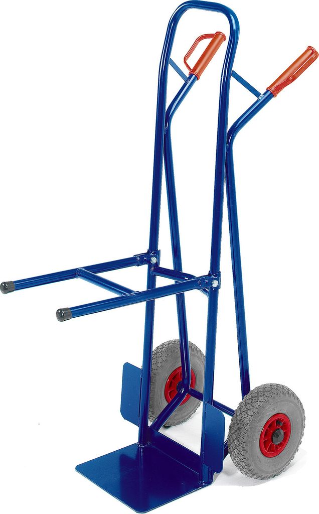 Rollcart Stuhl-Stapelkarre aus Stahlrohr Vollgummi