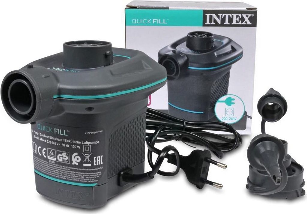 Intex 66640, Schlauchboote, 650 l/min, Schwarz, Kunststoff, Produktbild 
