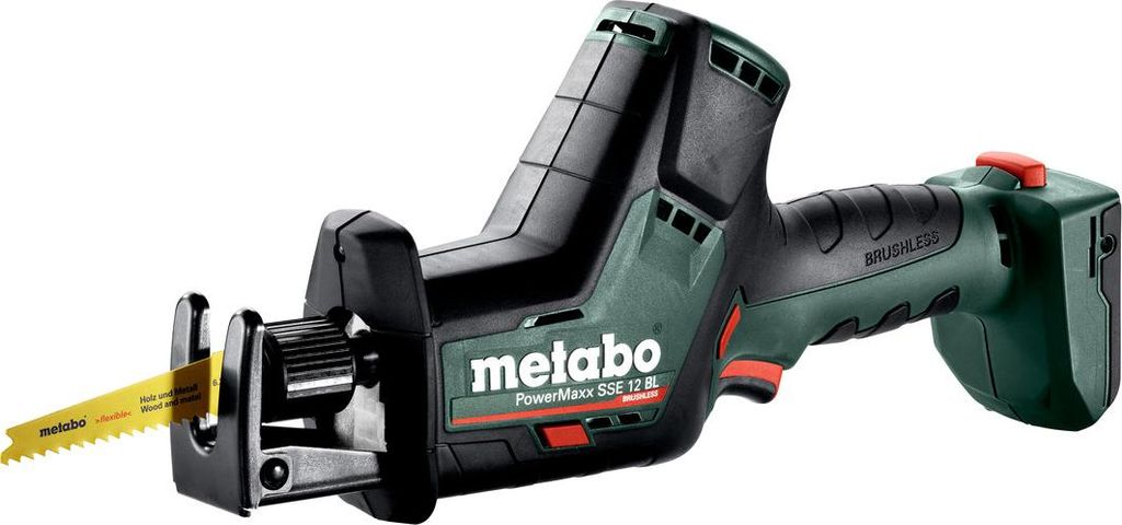 Metabo Akku Säbelsäge ohne Akku, mit LED-Licht, 12 V