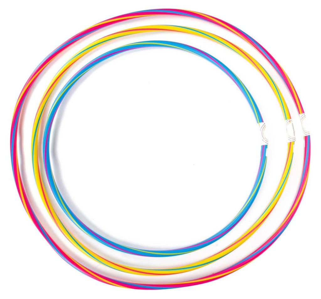 Toi-Toys Hula-Hoop-Set Spielzeug, 3 Stück, bunt, Kunststoff Produktbild 
