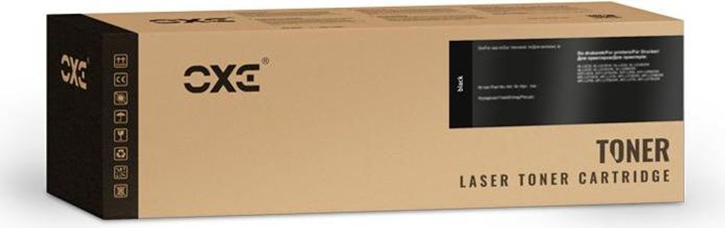 Toner OXE Ersatz HP 207X W2210X Color LaserJet Pro M255dw, M255nw, MFP M282nw, MFP M283cdw, MFP M283fdn, MFP M283fdw 3,15K Schwarz (mit Chip)