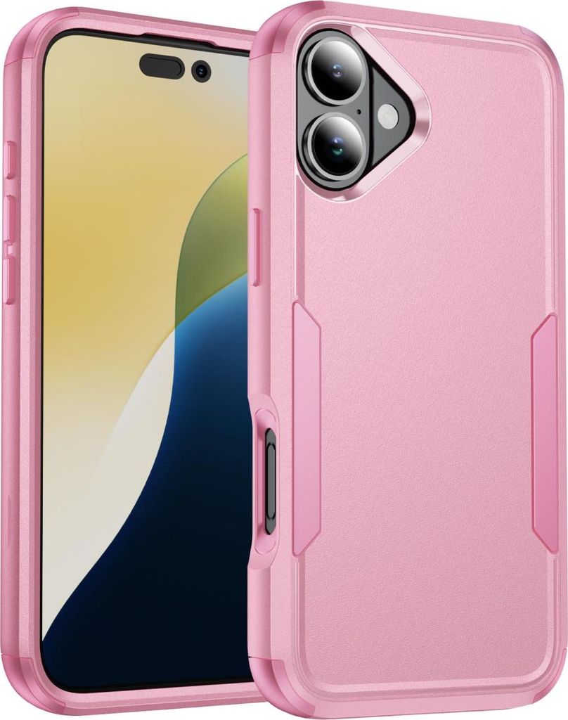 Mobigear Ultra Tough iPhone 17 Hülle Hardcase Backcover Stoßfest - Pink