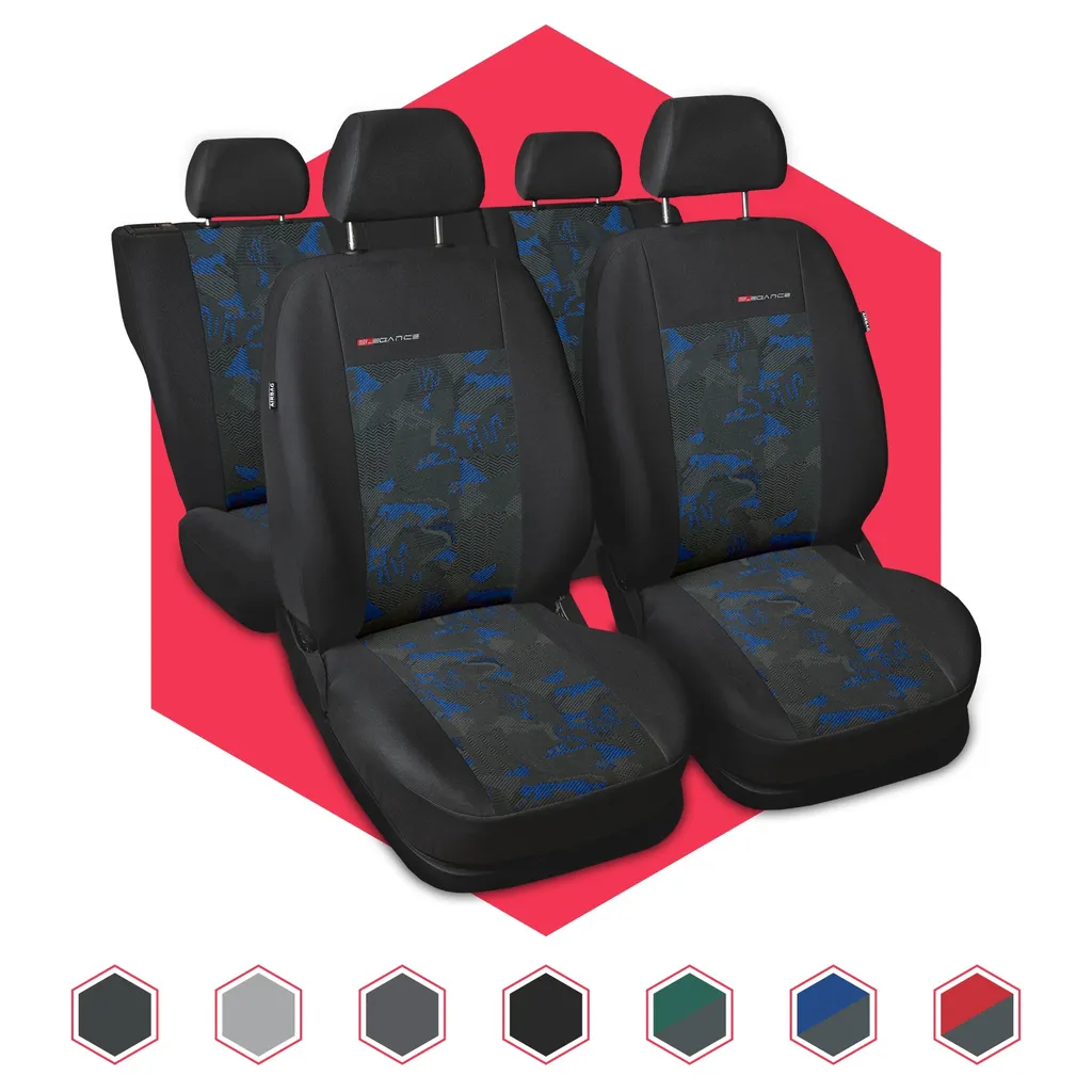 Cuscino per Sedili Auto Blu | Comfort Universale in Poliestere