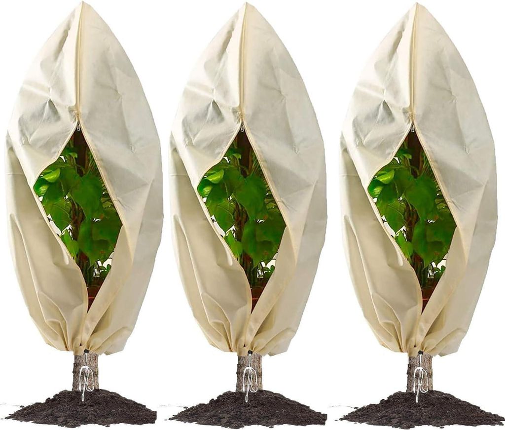 Protezione invernale per piante 85 g/m² Beige 80*100cm 3 Immagine del prodotto 