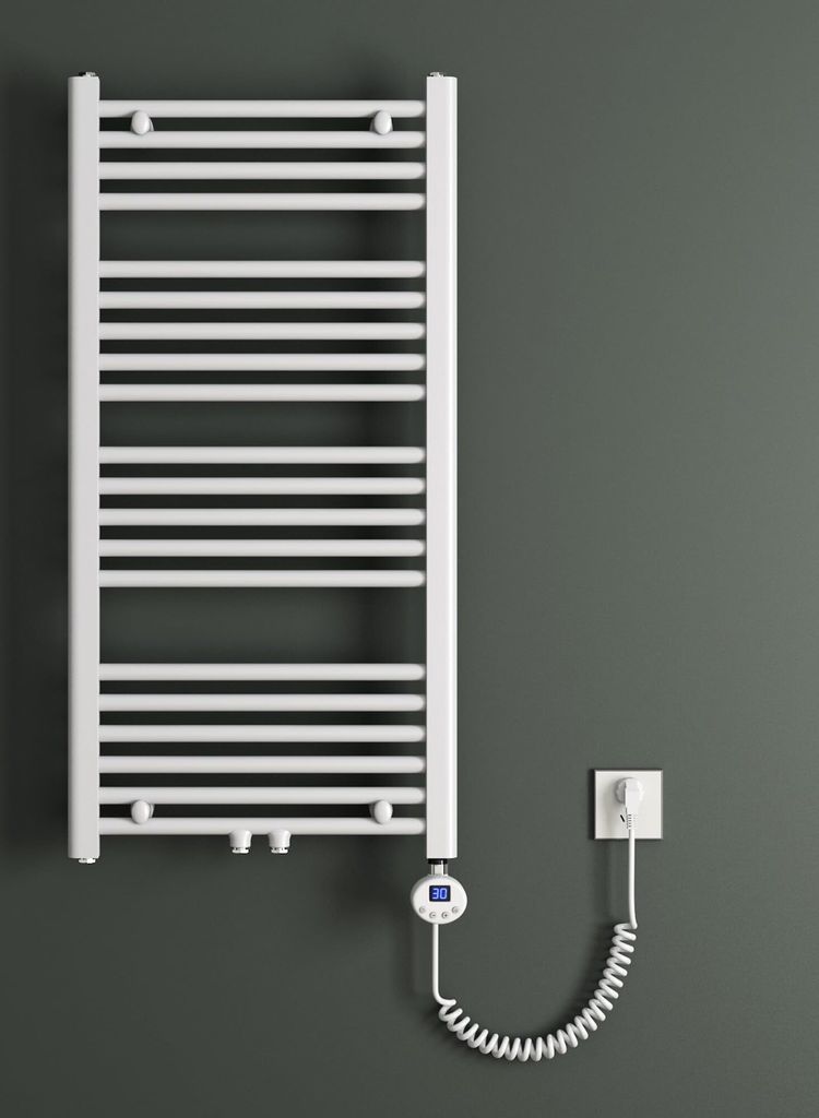 Mai & Mai Badheizkörper Elektrisch 50x100 cm Weiß, Produktbild 