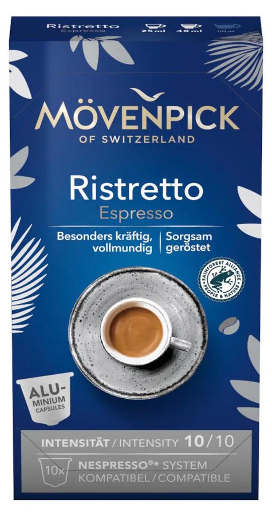 Mövenpick RISTRETTO ESPRESSO, 10 capsule di caffè Immagine del prodotto 