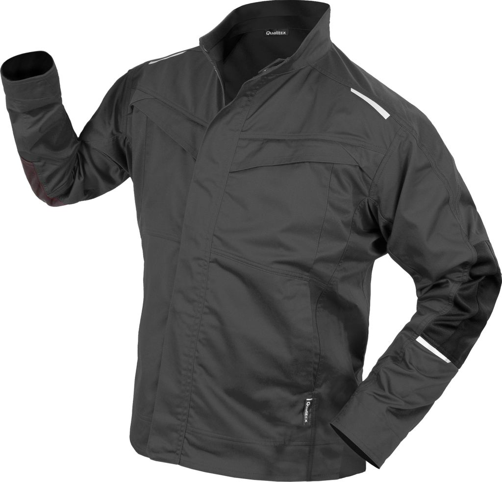 Qualitex Arbeitsjacke - Slim-Fit Arbeitsjacke | Cordura verstärkte Jacke-Herren | Ungefüttert - in Farbe: phantom - Herren: XL - Damen: XL