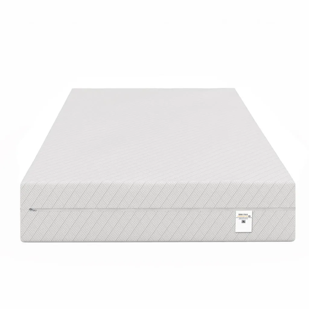 Matelas orthopédique 90x200 cm respirant avec housse lavable et douce