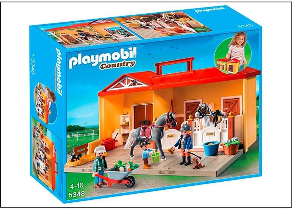 PLAYMOBIL 5348 Mein Pferdestall zum Mitnehmen Produktbild 