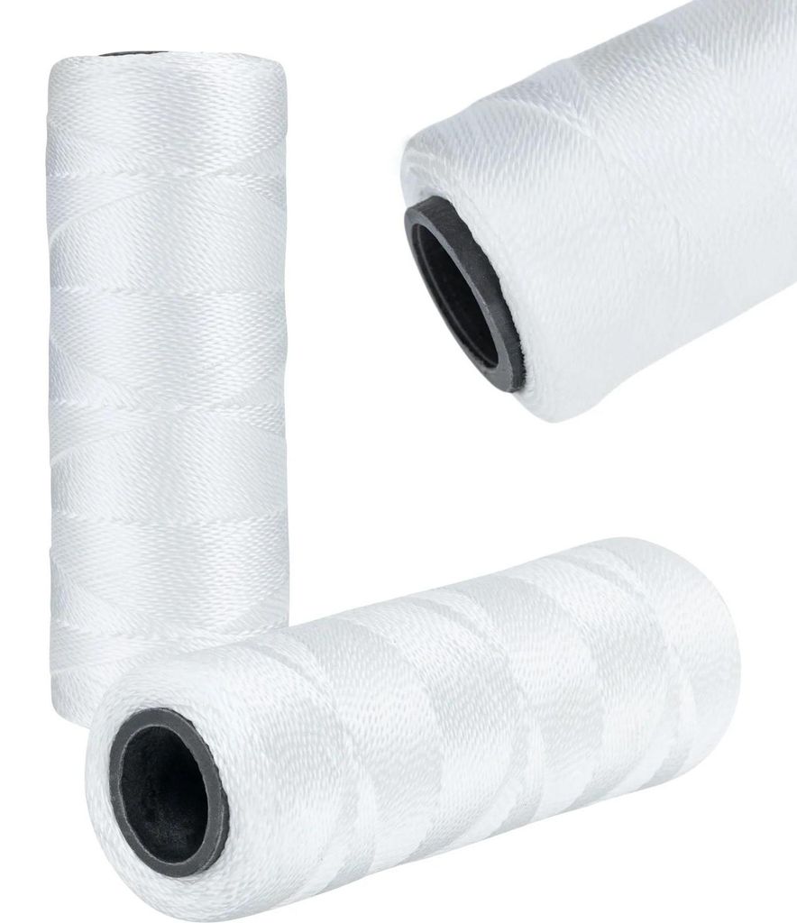 Sznurek biały dratwa 300 m polipropylenowy 1 mm do roślin Zdjęcie produktu 