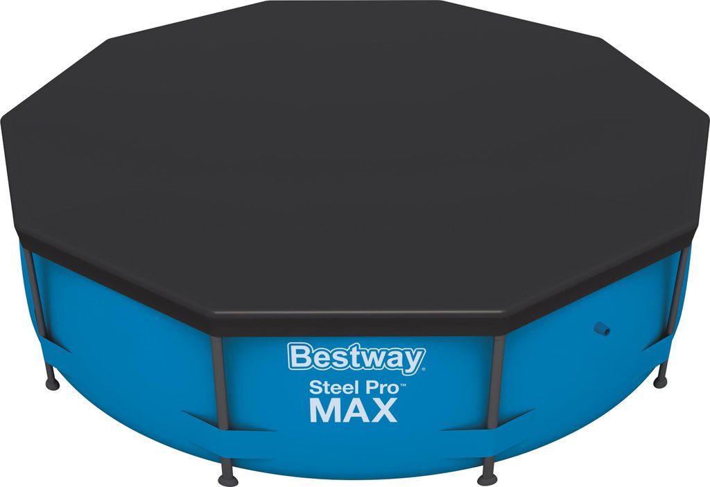 Bestway® Bâche de couverture PVC Ø 305 cm, noire, ronde Image du produit 