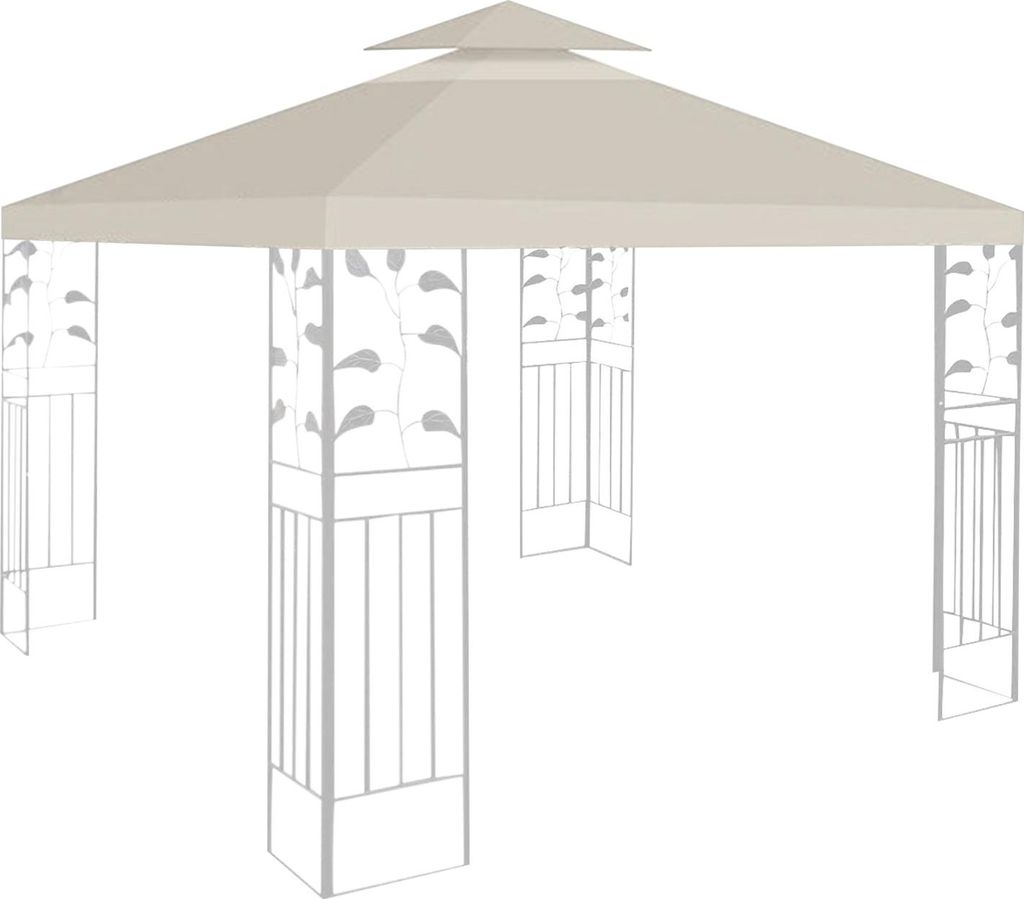 Faziango Ersatzdach für Pavillon 3×3 m, Doppeldach Produktbild 
