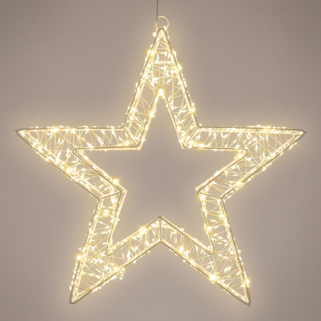 ECD Germany LED-Weihnachtsstern mit 1440 warmweißen LEDs Produktbild 