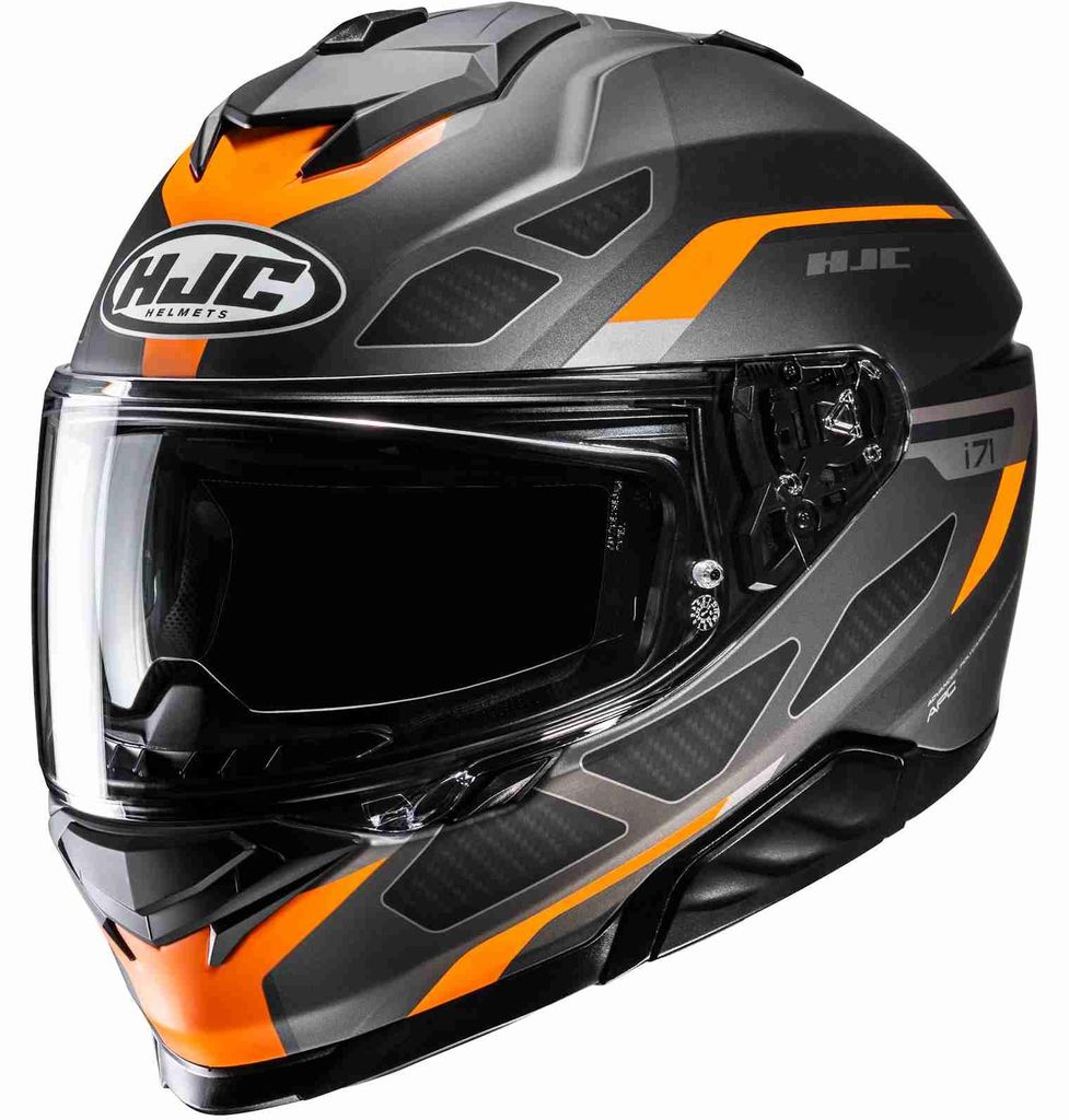 HJC i71 Zest MC7SF Integralhelm Grau / Orange S