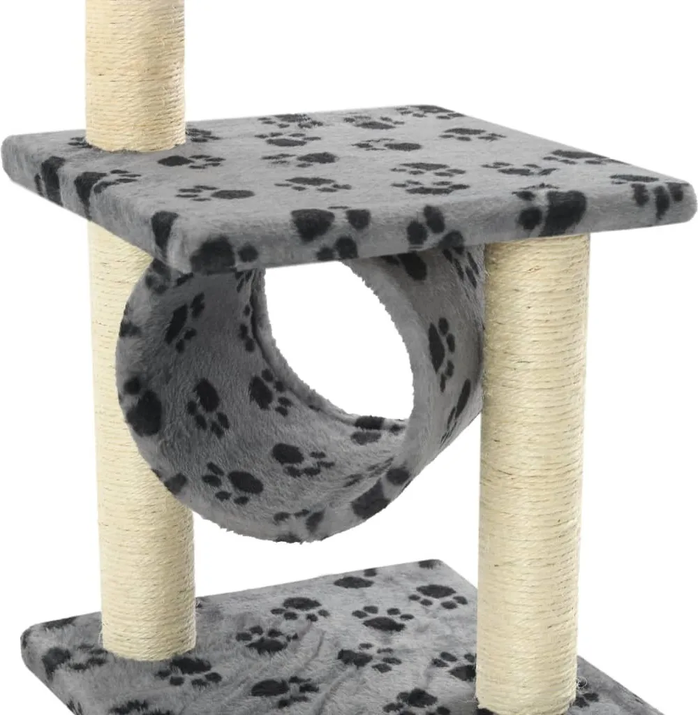Albero Tiragraffi Gatti 65cm Grigio - Design Zampina The Living Store - 5