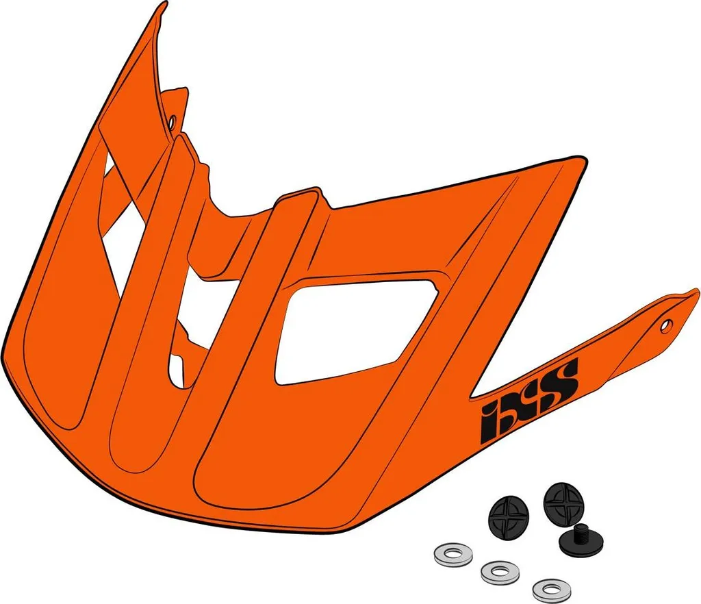 Visière de Rechange iXS Trail EVO Orange Unis - Accessoire Casque iXS