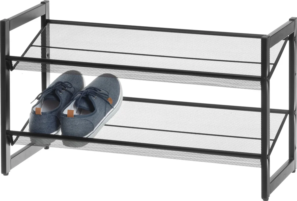 Meuble chaussures MIMMI en métal 2 étagères : Solidité et Design 74cm