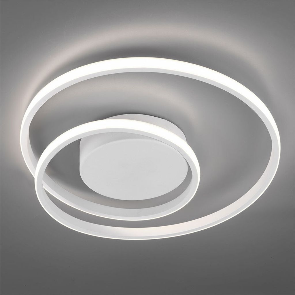 Reality Zibal LED Deckenleuchte  22W ⌀39cm dimmbar Weiß Produktbild 4