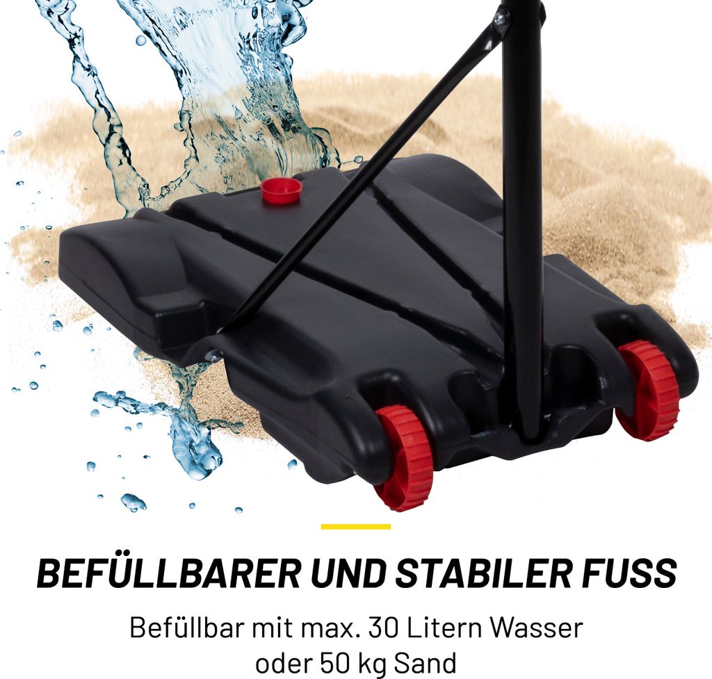 Dunlop Basketballkorb mit Ständer - Basketballkörbe - Produktbild 3