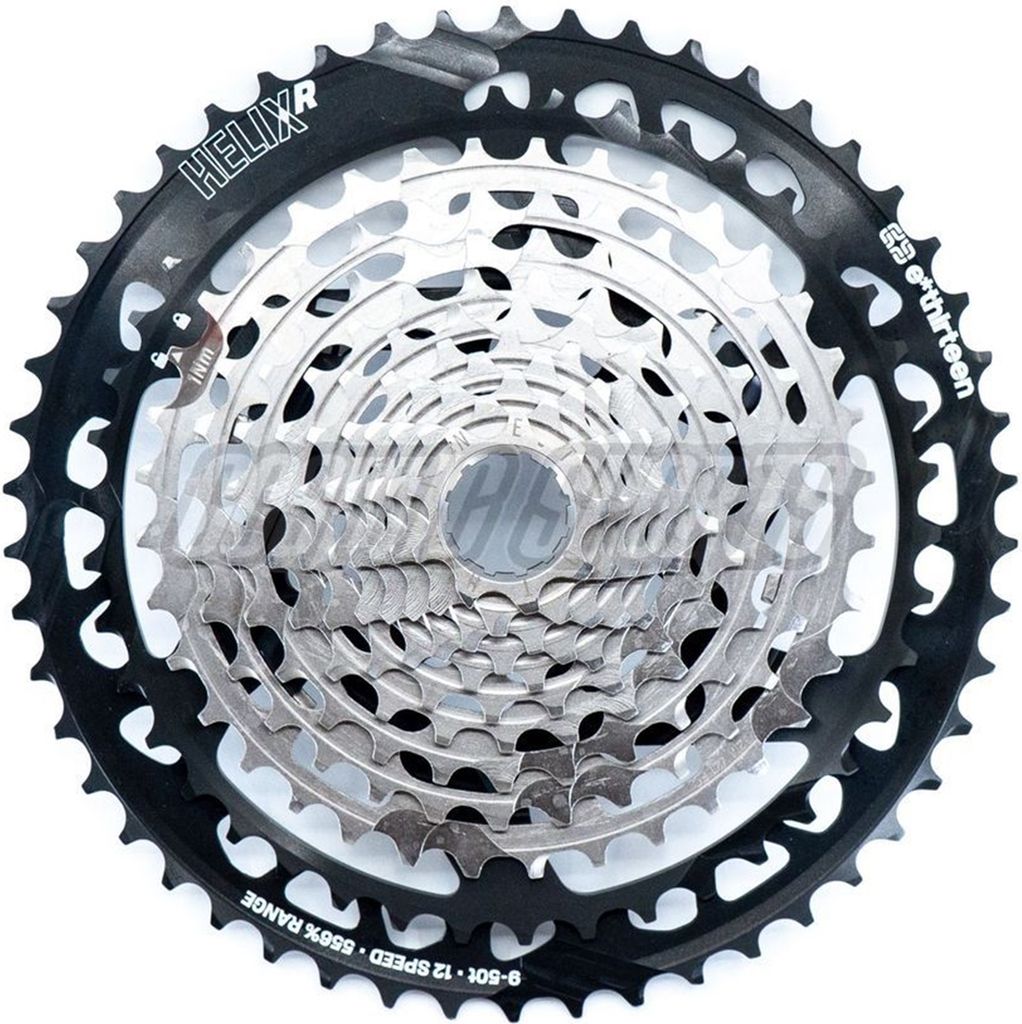 e*thirteen Helix Race Kassette, 9-50 Z., 12-fach, nickel grey