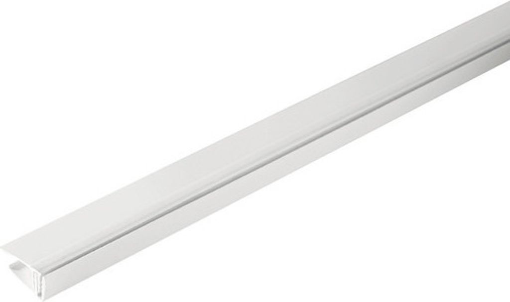 Abschlussleiste Kunststoff weiß klippbar für Paneelestärken 8-10 mm 2600 x 22 x 10 mm