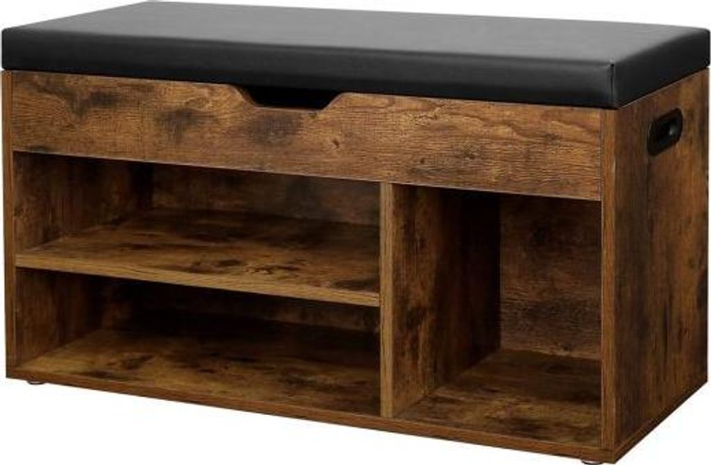 Botník s lavicí VASAGLE hnědý 80×30×44 cm Obrázek produktu 