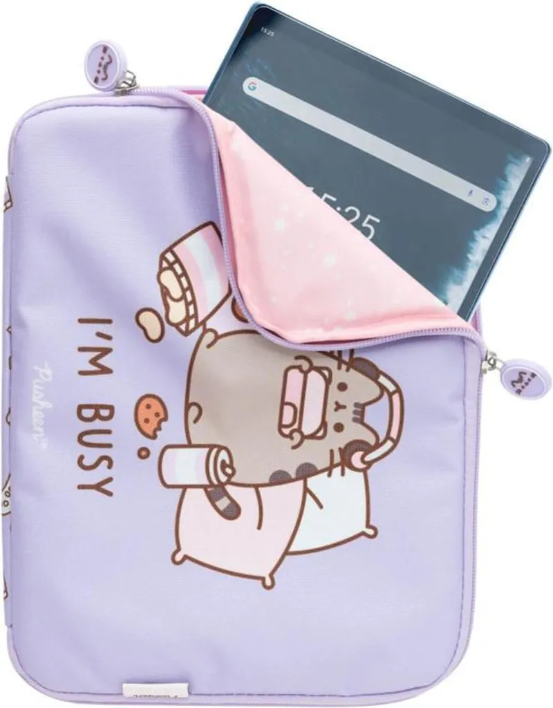 Custodia per Tablet Pusheen Bambini e Adulti | Sleeve Morbida 10"