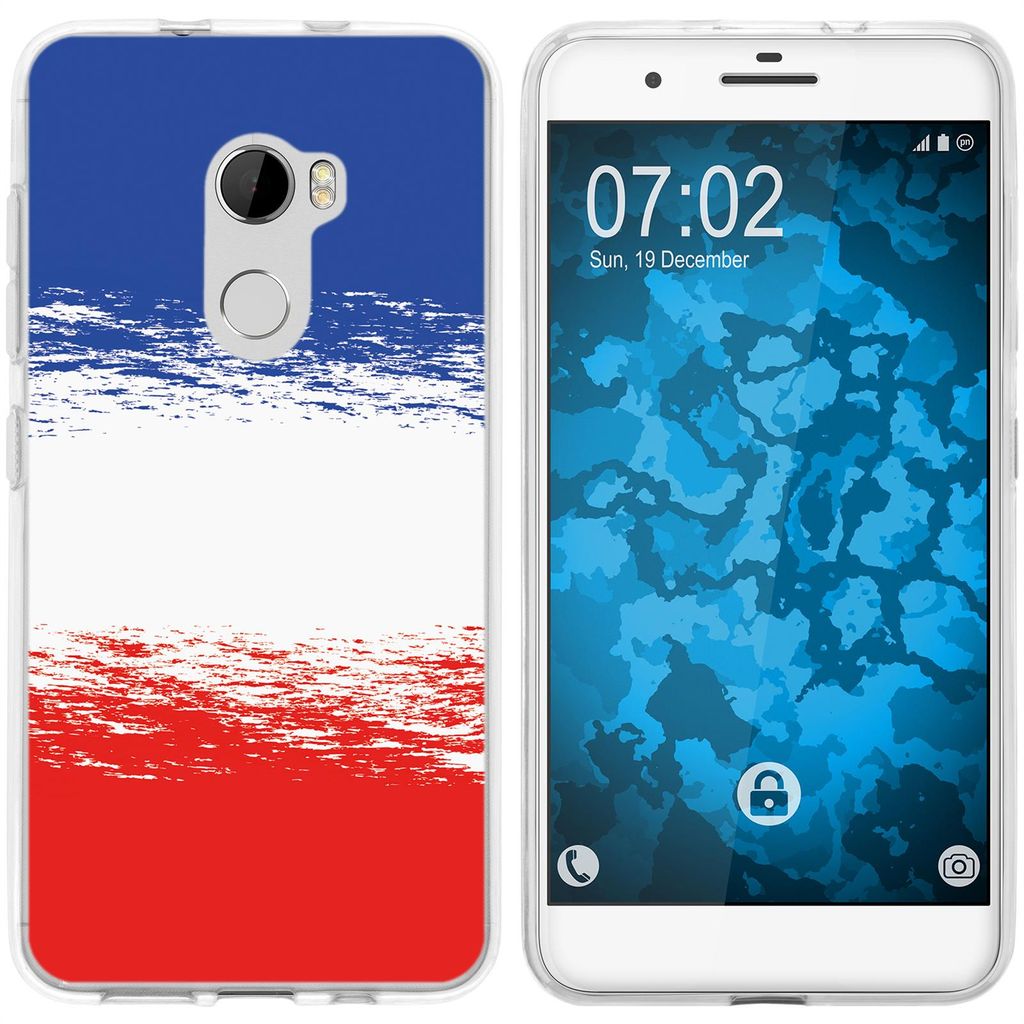 PhoneNatic Case kompatibel mit HTC One X10 Silikon-Hülle WM France M5
