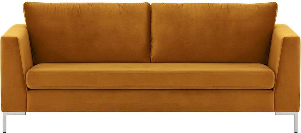 Dreisitzer-Sofa Gosena-Velluto 8-chromowany - metal