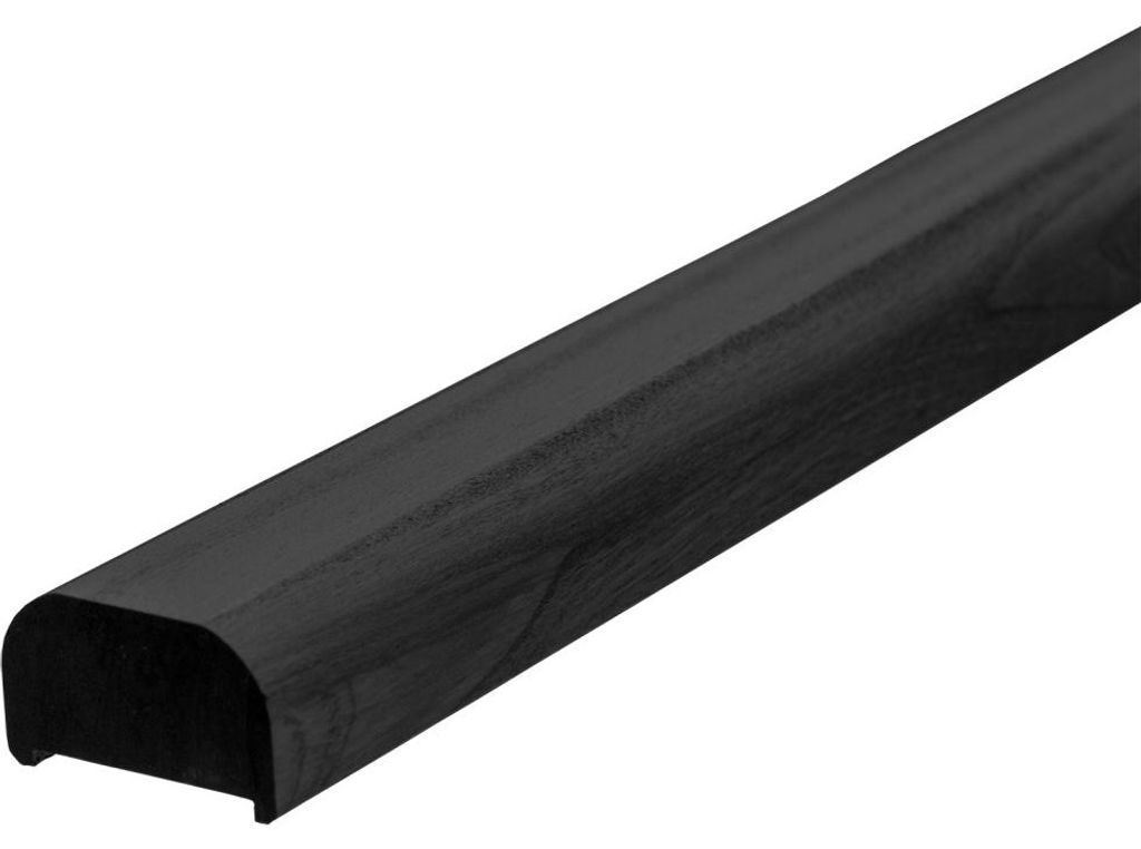 Plus Handlauf Mahagoni 3,6 x 189 cm schwarz für Stahlpfosten
