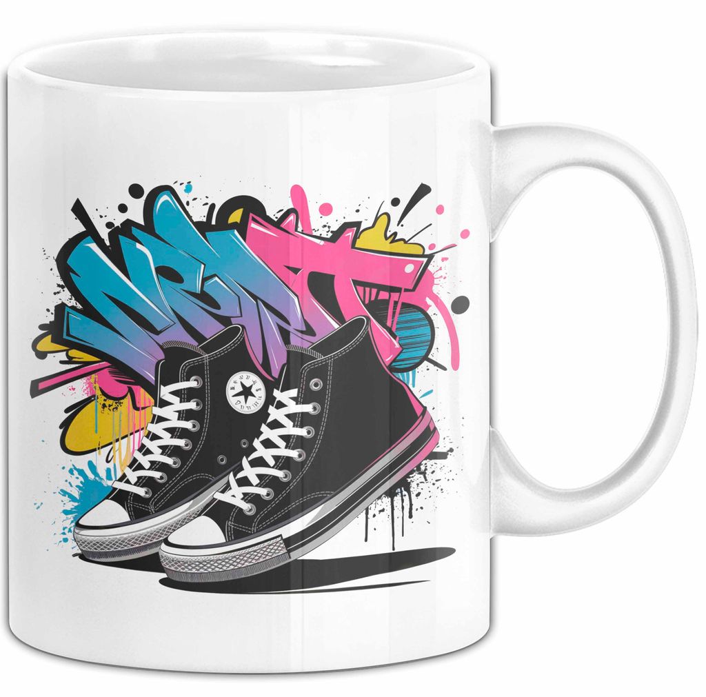 Streetwear Fan Tasse Geschenkidee für Stil Experte (Weiß)
