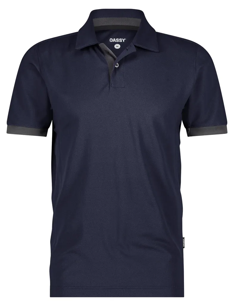 Polo stretch DASSY Traxion Next anti-humidité avec polyester recyclé