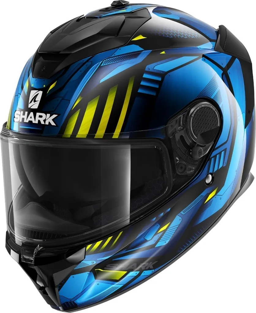 Casque Moto Intégral Shark Spartan GT Replikan Bleu et Noir en 2XL