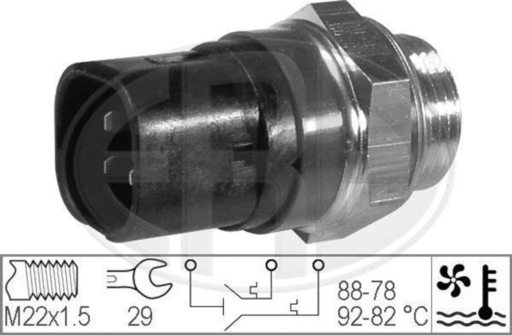 Interruttore Ventola Radiatore ERA 330219 | OE 4500754 Renault & Opel