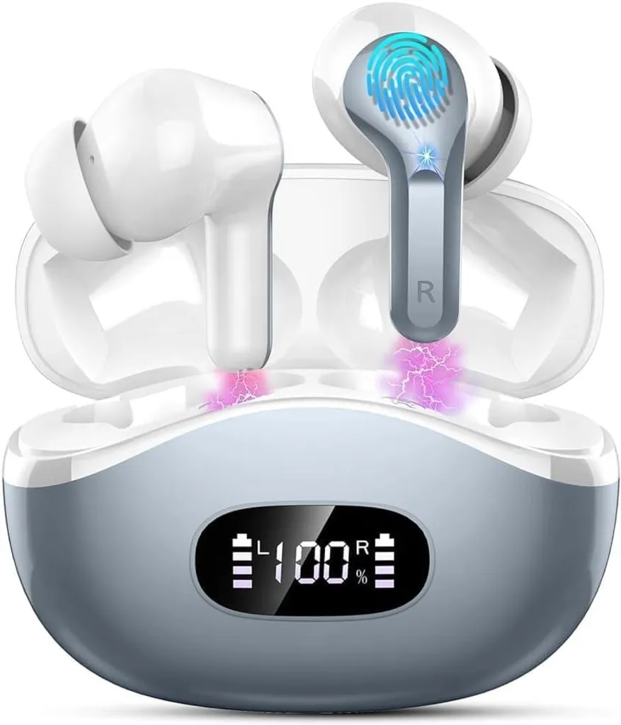 Bluetooth In-Ear Kopfhörer Kabellos, HiFi Stereo Sound, Passive Geräuschunterdrückung, USB Anschluss, 32 Ohm Impedanz, 20 kHz Frequenzgang, Modell I13