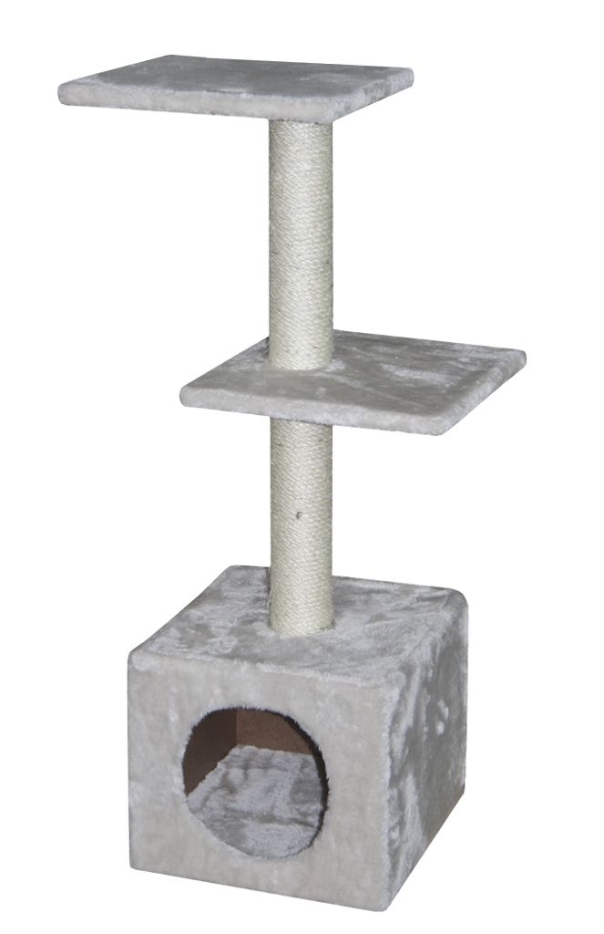 Nobby Costa, Katzenkratzbaum, Freistehend, Weiß, Plüsch, Sisal, 7 cm