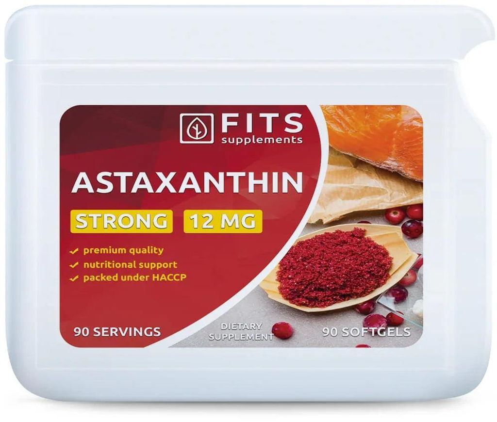 Astaxantina Strong 12 mg, 90 capsule molli Immagine del prodotto 