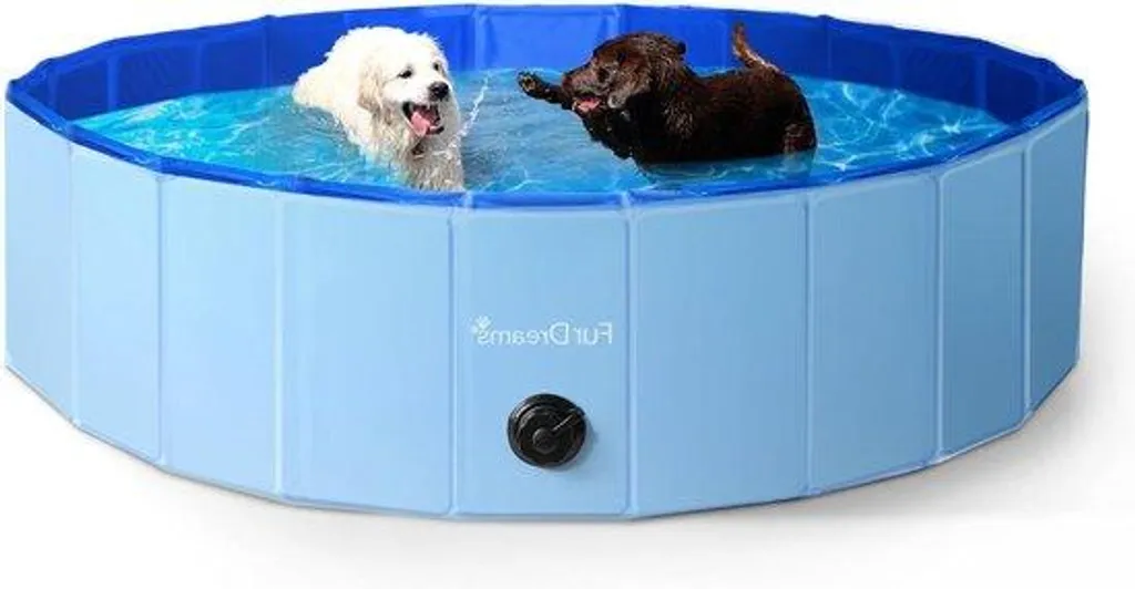 Piscine pour chien sans gonflage - Évitez les crevaisons en PVC rigide M