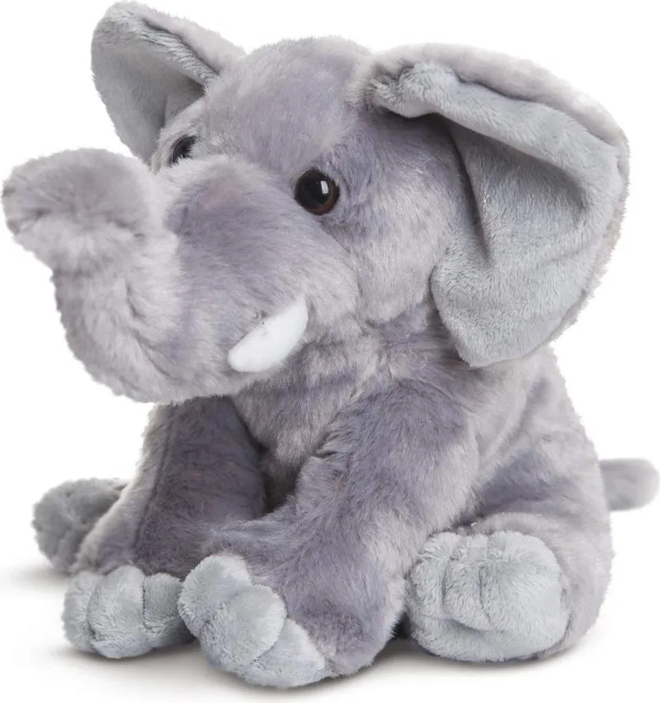 Doudou Éléphant Moelleux Aurora 19266 Destination Nation de 25,5 cm Gris