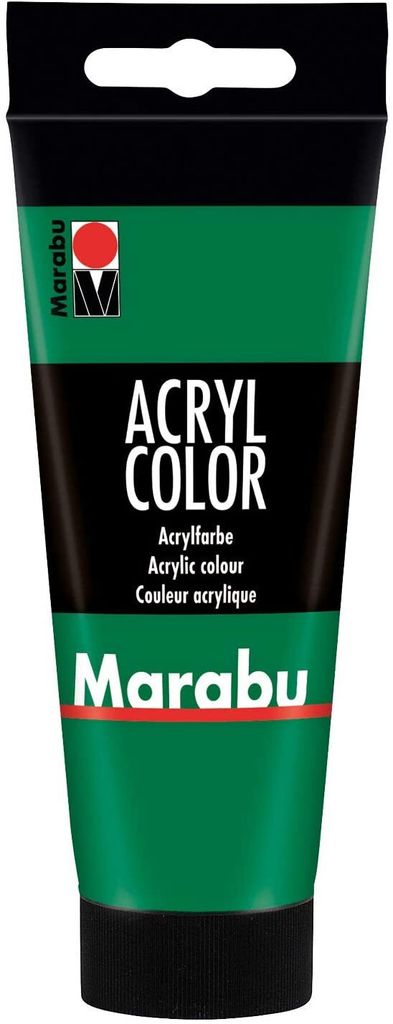 Colore acrilico Marabu "AcrylColor", verde linfa, 100 ml Immagine del prodotto 