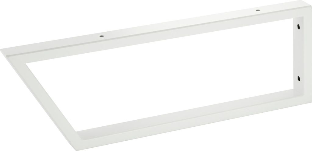 1 Stück Waschtischkonsole TWK450 450 x 150 mm Stahl Weiß matt