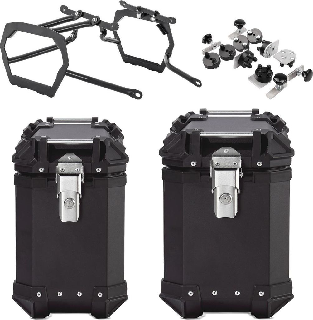 Alu-Koffer Motorrad # schwarz DK3691