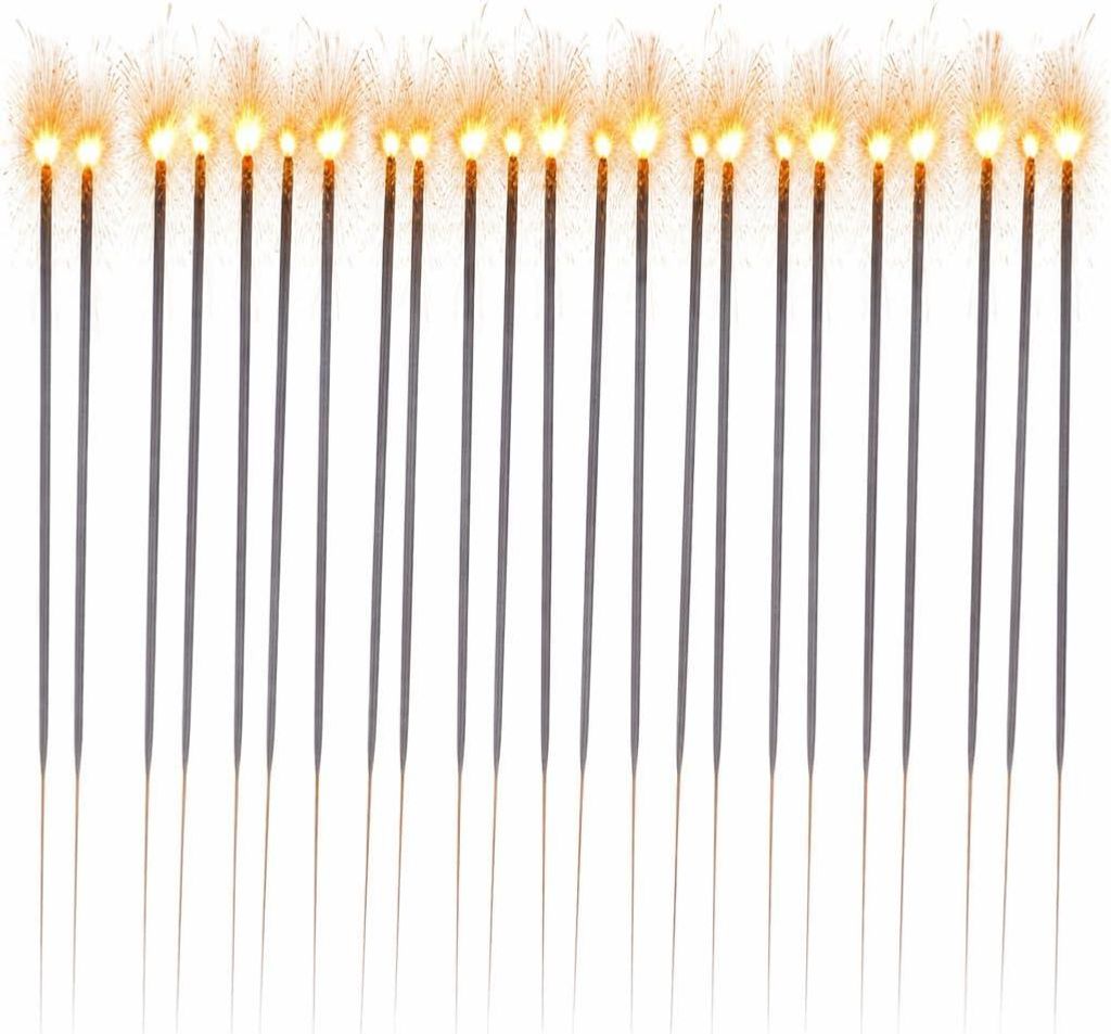250x XXL Sternspritzer-funkelnde Wunderkerzen 28cm - Feuerwerk