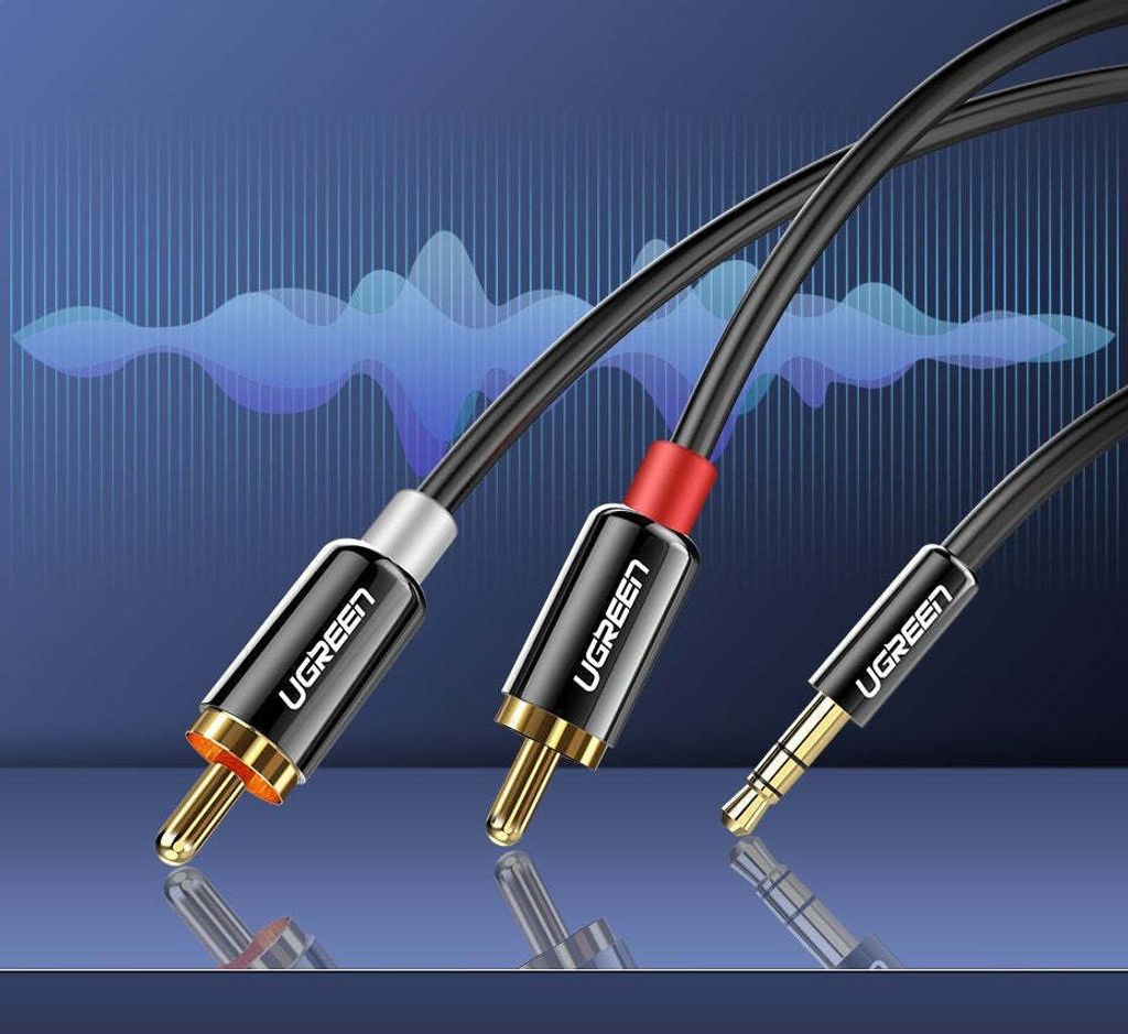 Ugreen AV116 Audio Kabel 3,5 mm Klinke auf 2RCA, 2m, Produktbild 18