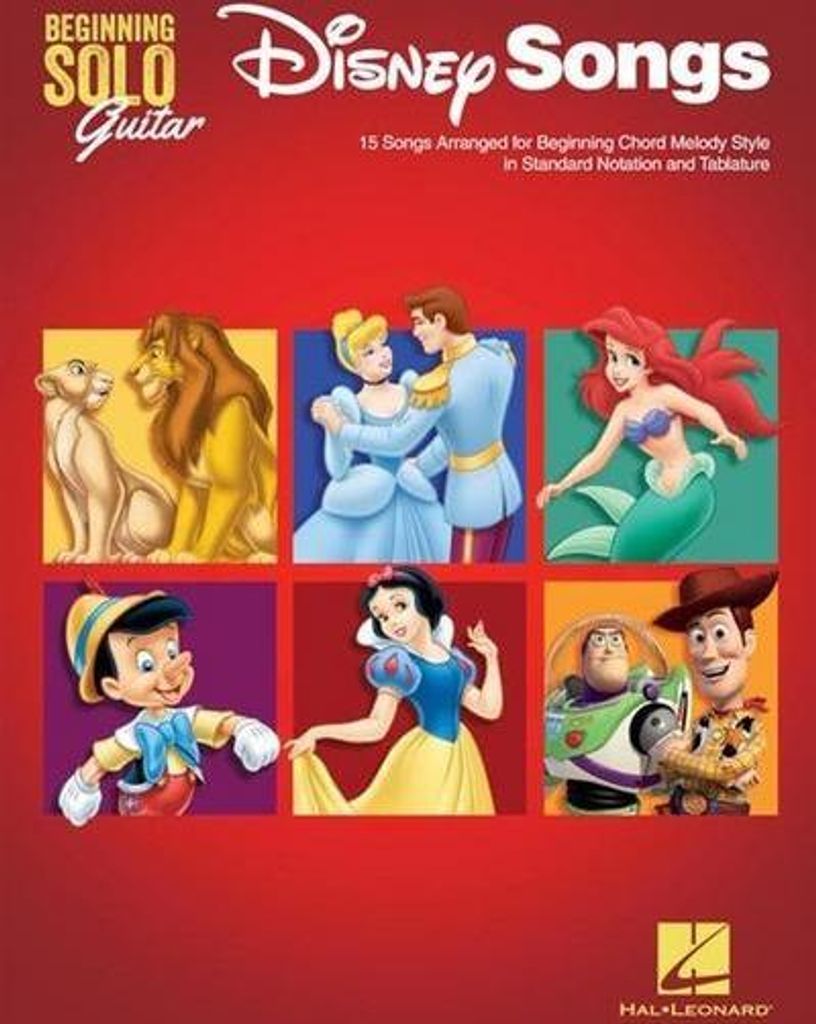 Disney Songs - Beginning Solo Guitar