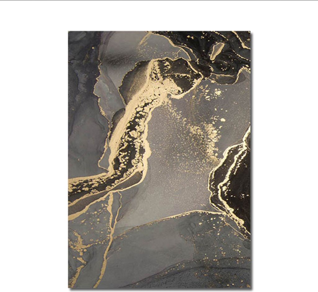 TPFLiving Kunstdruck LW-400 (OHNE RAHMEN) Poster - Leinwand - Wandbild - Hochauflösender Giclée-Druck, langlebig und hochwertig - Abstrakte Motiv...